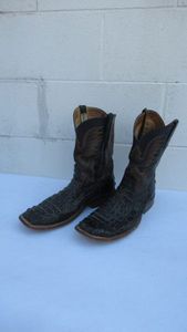 lot 91 image: Rios of Mercedes leather cowboy boots