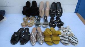 lot 102 image: Assorted womens shoes, including Report, Zara, Restricted, and more