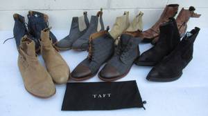 lot 112 image: Mens formal and casual shoes, including Fatte A Mano shoes made in Italy, Balenciaga shoes made in Italy, Taft hand made in Spain leather shoes, and more