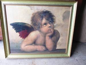 lot 49 image: THE CERUB-  Printed And Framed  In France
