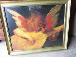 lot 50 image: ANGEL-MUSICAN-  Printed And Framed  In France