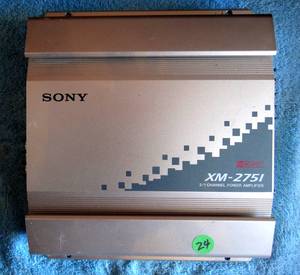 lot 24 image: Sony XM-2751 Car Stereo Amplifier - $$$