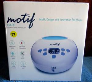 lot 37 image: Motif Luna Double Electric Breast Pump NIB NEW