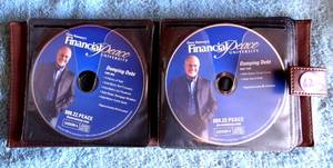 lot 62 image: Dave Ramseys Financial Peace University - 10 DISC COLLECTION IN LEATHER WALLET