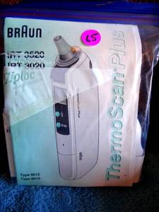 lot 65 image: Braun Digital Ear Thermometer, ThermoScan Plus Ear Thermometer 6013