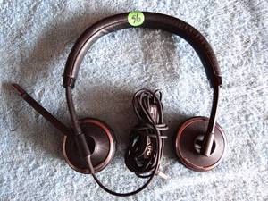 lot 96 image: Plantronics Blackwire C520-M Stereo Computer Headset, USB Connection, Black