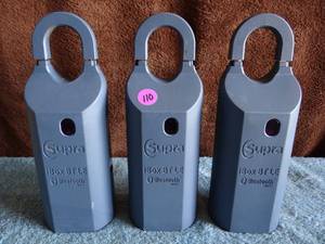 lot 110 image: SUPRA Box iBOX BT BLUETOOTH LOCKBOX MODEL 002142 Lockbox (X3)