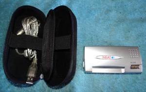 lot 155 image: NEAT RECEIPTS BUSINESS CARD SCANNER FSFA8601PU W CASE