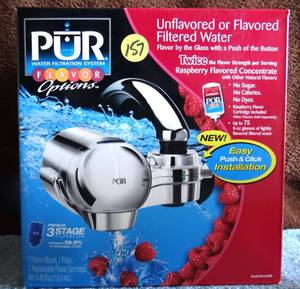 lot 157 image: PUR WATER FILTRATION SYSTEM FLAVOR OPTIONS - MAKE FLAVORED WATER RIGHT FROM TAP