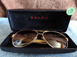 lot 159 image: RALPH LAUREN MENS SUNGLASSES WITH HARDCASE AS SHOWN