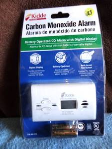 lot 169 image: NEW Kidde Carbon Monoxide Detector Alarm Battery Operated Model #9COS-LP2