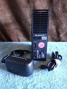 lot 176 image: Western Digital 1TB My Book AV DVR Expander External Hard Drive WDBABT0010HBK