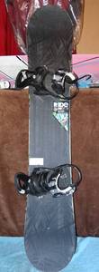 lot 183 image: RIDE SOCIETY SNOWBOARD WITH BINDINGS - VG CONDITION