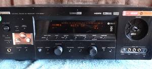 lot 213 image: Yamaha HTR-6090 Natural Sound AV Receiver - Missing volume knob. - TESTEDPOWERS ONALL BUTTONS FUNCTIONAL