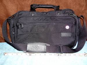 lot 215 image: EXCELLENT Briggs & Riley 19 X 12 X 9 Ballistic Nylon Black Carry-On Bag $$$