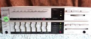 lot 216 image: RARE VINTAGE SANYO SA-107 STEREO RECEIVER - TESTED ALL BUTTONS FUNCTIONAL