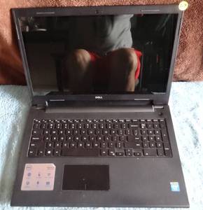 lot 217 image: Dell Inspiron 15 3000 Laptop With Charger - NO HARD DRIVE MESSAGE UPON BOOT