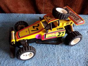 lot 221 image: TYCO RC RACE CAR AND REMOTE CONTROL