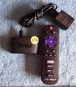 lot 232 image: Roku 3931X Roku Express Plus HD Streaming Media Player, W Remote
