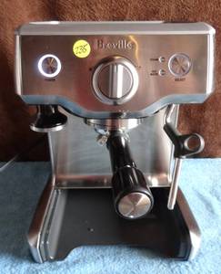 lot 235 image: BREVILLE Duo Temp Pro (BES810BSS) Espresso Machine Stainless Steel - TESTEDPOWER $$$
