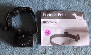 lot 272 image: PREMIER PET DOG BARKING COLLAR W MANUAL
