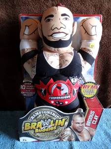 lot 289 image: RARE ORIGINAL PACKAGE - Brodus Clay Funkasaurus WWE WWF Plush Brawlin Buddies Wrestling Toy Doll Figure $$$
