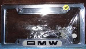 lot 298 image: BMW LICENSE PLATE PROTECTOR KIT - NEW