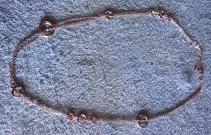 lot 313 image: LIA SOPHIA SILVER TONED NECKLACE