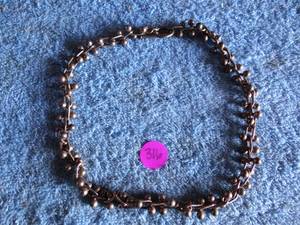 lot 316 image: UNIQUE SILVER TONE NECK CHOKER NECKLACE