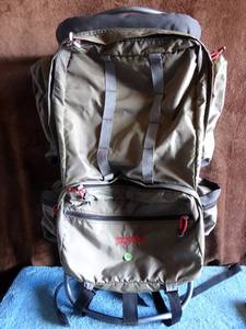 lot 318 image: Vintage Jansport External Frame Hiking Backpack, Made in USA