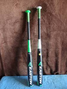 lot 326 image: PAIR OF EASTON ALUMINUM BASEBALL BATS
