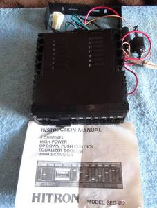 lot 340 image: HITRON SEQ-452 400W 4 CHANNEL HI POWER EQUALIZER BOOSTER WITH SCANNING