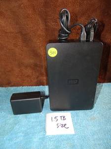 lot 344 image: 1.5TB WESTERN DIGITAL WD ELEMENTS WDBAAU0015HBK-00 EXTERNAL HARD DRIVE