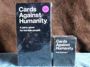 lot 346 image: Cards Against Humanity Starter Set - 600 Cards plus First Expansion Pack - NEWSEALED
