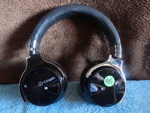 lot 405 image: Cowin E7 Wireless Bluetooth Over th Ear Headphones - Black