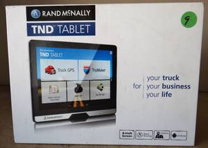 lot 9 image: NEW - RAND MCNALL TND TRUCKERS TABLET - CHECK COMPS $$$$