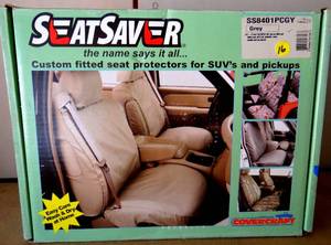 lot 16 image: FORD F150 SUPER CAB - Seat Cover-XL,  Seat Saver SS8401PCGY - CHECK COMPS $200 EBAY
