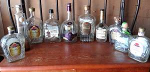 lot 55 image: COLLECTION OF EMPTY LIQUOR BOTTLES - COOL DISPLAY