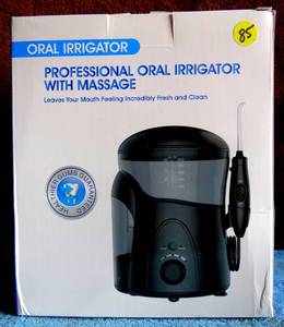 lot 85 image: PROFESSIONAL ORAL IRRIGATOR WITH MASSAGE - NEW