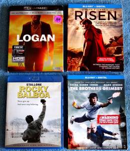 lot 134 image: COLLECTION OF FOUR DVD MOVIES AS SHOWN