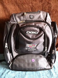 lot 169 image: OGIO CUSTOM CADILLAC RACING EMBROIDERED BACKPACK - CHECK COMPS $$$