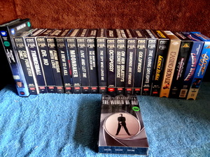 lot 200 image: AWESOME COLLECTION OF JAMES BOND 007 VHS TAPES - HOURS OF 007 ENETERTAINMENT