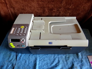 lot 201 image: HP Officejet 5510 All-in-one Printer  Fax  Scanner  Copier - POWERS ON