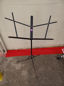 lot 211 image: MUSIC STAND - FOLDS UP FLAT