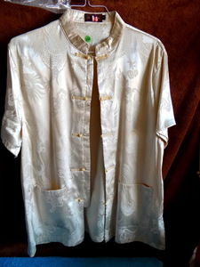 lot 221 image: LASHILONG CHINESE STYLE SHIRT - MENS XL