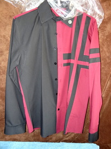 lot 227 image: Jeansian Multi-Colored Button Up Collar Shirt - Mens XL