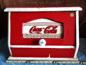 lot 248 image: VINATGE COCA COLA THEMED BREAD BOX