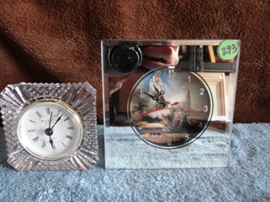 lot 293 image: DESKTOP CLOCKS AS SHOWN