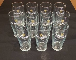 lot 238 image: Lot of 11 Guinness Pint Glasses