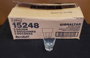 lot 245 image: NEW Box of 36 Shot Glasses